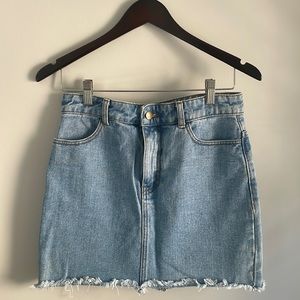 JEAN Mini Skirt
